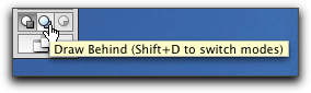 Illustrator CS5: Draw Behind mode