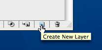 Illustrator CS4 - create new layer button
