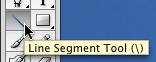Illustrator CS4 line segment tool