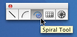 Illustrator CS4 spiral tool