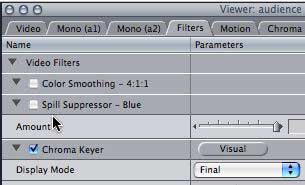 Spill and Color Filter Off