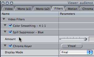 Spill and Color Filter On