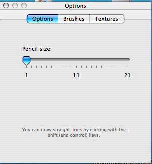 Seashore - Options Panel