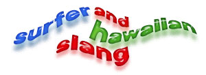 logo for: Surfer and Hawaiin Slang