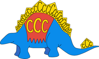 CCC (Continuous Caveman Coverage) Tabletop Stegosaurus