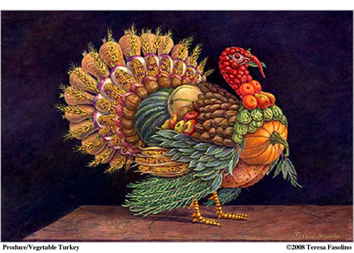 Produce/Vegetable Turkey ©2008 Teresa Fasolino